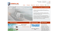 Desktop Screenshot of formaninc.com